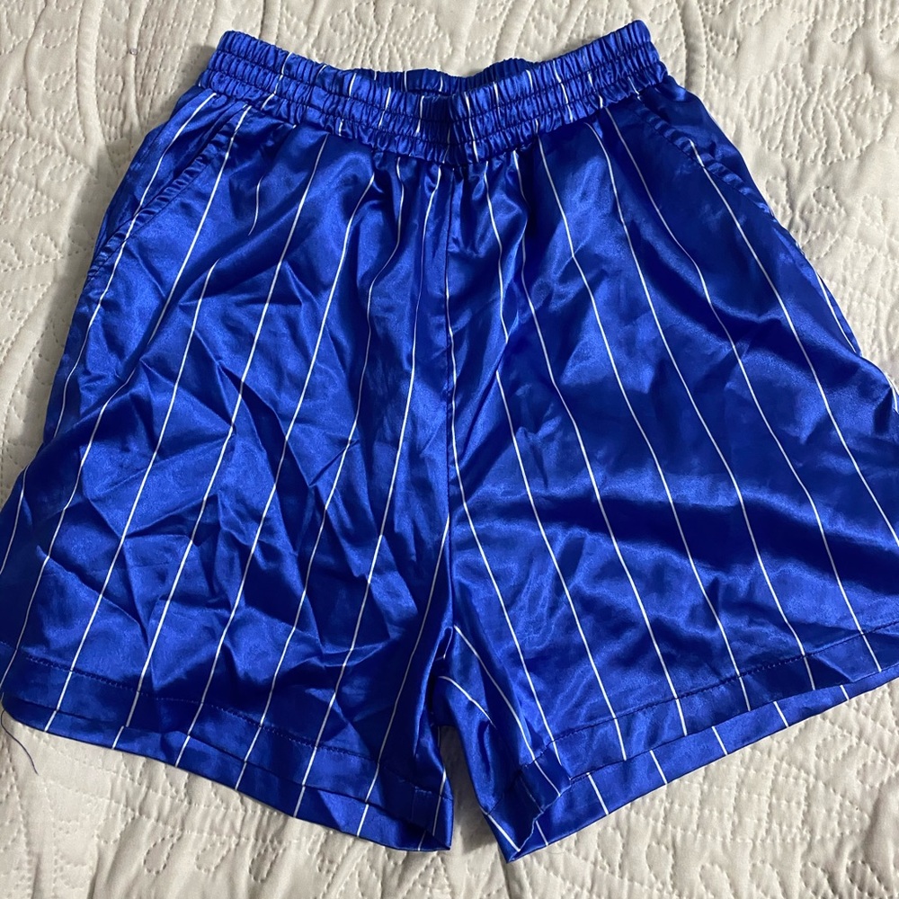 Satin High Wasted Shorts